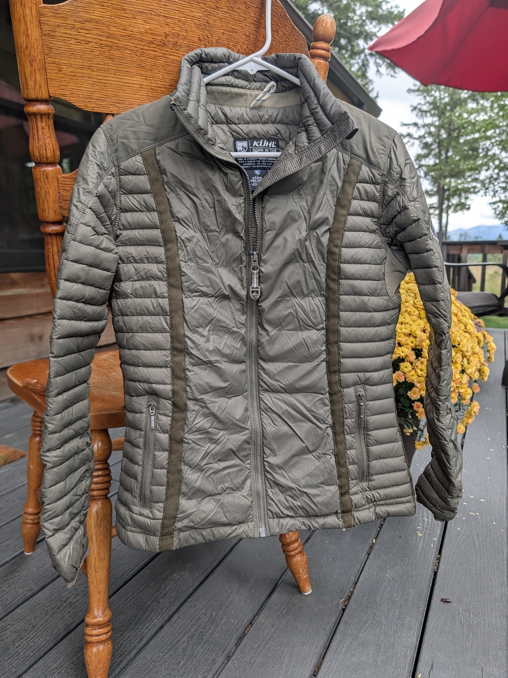KUHL Women's Olive Spyfire Down Jacket